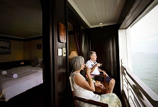 Private Balcony - on all boats